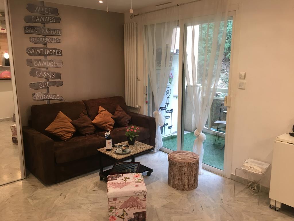 Superbe Studio In Cannes 450M Sea & Parking Eksteriør billede